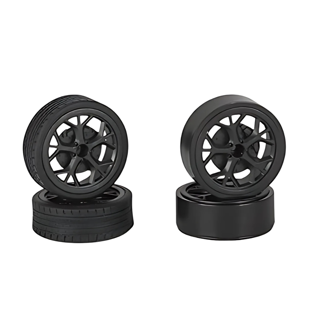 High-Speed 4WD RC Drift Car with Interchangeable Tires